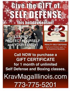 Krav Maga Illinois Gift Certificate